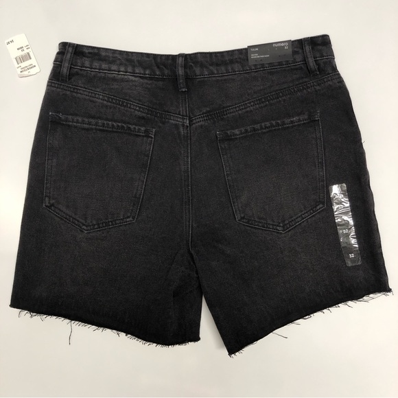 numero Tulum high rise shorts denim size 32 new - Picture 2 of 11
